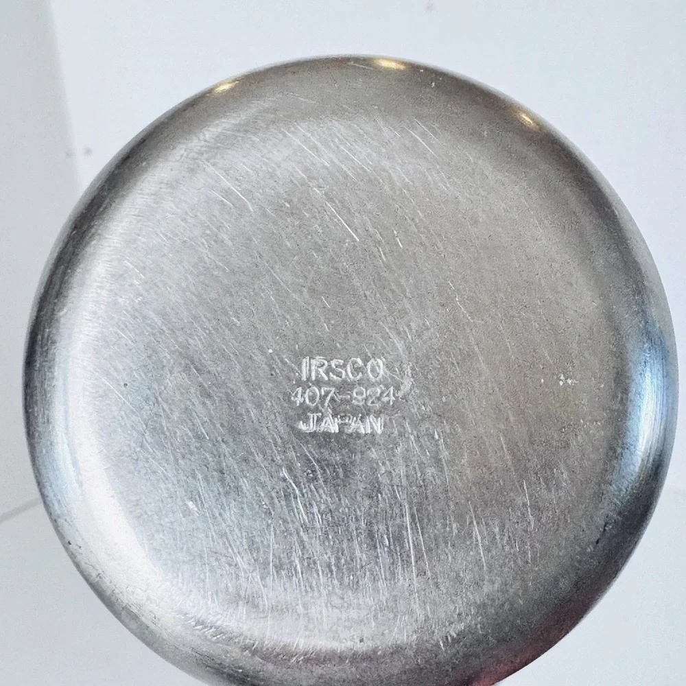 Vintage‎ Halco Nickel & Silver Lift Top Creamer 407-924 Made In Japan
